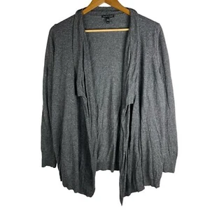 Eileen Fisher Damen Wolle Seide Strickjacke Gr. Medium vorne offen leicht fließend - Bild 1 von 5
