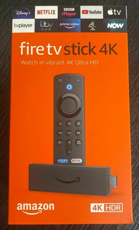 AMAZON Fire TV Stick 4K Ultra HD with Alexa Voice Remote - Image 1 of 4