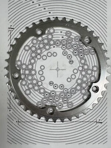 New NOS Chainring 41T, 135mm BCD, France - Picture 1 of 3