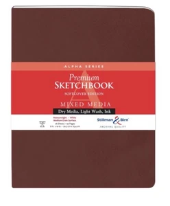 Stillman & Birn Alpha Series Premium Soft-Cover Sketchbook, 8" x 10" - Picture 1 of 2