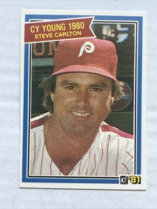 1981 Donruss - #481 Steve Carlton