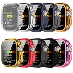 Do Apple Watch Case Series 5/6/7/8/9 SE Ultra Screen Protector Pokrowiec ochronny - Zdjęcie 1 z 32