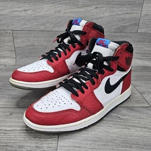 Nike Air Jordan 1 Retro High Spider Man Origin Story 555088-602 Uomo Taglia 11 - Foto 1 di 12
