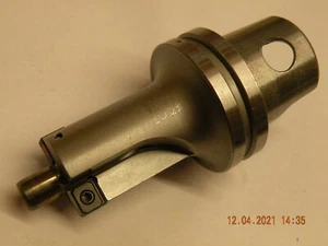Kennametal KM40 CF1579304 HSK indexable 23mm dia Spot drill 8.4mm pilot used - Foto 1 di 3