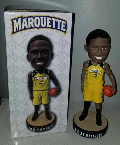 Marquette Basketball Wes Wesley Matthews Bobblehead NIB SGA Milwaukee Bucks Cover