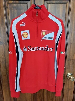 2011 PUMA Scuderia Ferrari F1 Team Jumper (RARE) Fernando Alonso, Kimi Raikkonen - Image 1 of 4