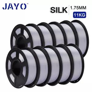 Filamento de impresora 3D JAYO 10 KG/5,5 KG PLA+ SEDA 1,1 KG/juego 1,75 mm con carrete - Imagen 1 de 24