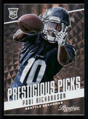 2014 Prestige Prestigious Picks #PP26 Paul Richardson - Image 1 of 2