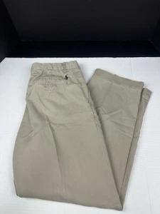 POLO RALPH LAUREN Vintage Men's Beige Preston Pants Pockets Button 31x30 - Picture 1 of 9