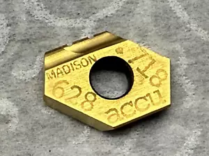 MADISON UTENSILI DA TAGLIO Duodex Vanga Inserti Accusize 0,718" T-15 HSS Serie I - Foto 1 di 5