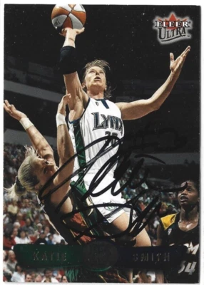 Katie Smith Autographed 2002 Fleer Ultra WNBA Basketball Card Minnesota Lynx #3 - Image 1 of 3