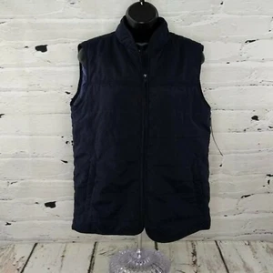 Supplies by Union Bay Womens Size Small Ruth Quilted Vest Navy Blue Full Zip - Picture 1 of 9
