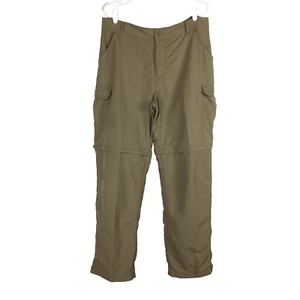 Cabela's Pantalones de Aire Libre Calce Clásico Para Hombres 36x32 Convertibles CARGO Senderismo Nylon Tostado - Imagen 1 de 17