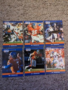 NFL Pro Set - Broncos - 6 Trading Cards - 1990 - Picture 1 of 2