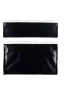 New Mac cosmetics Clear Bag Set Of 2 black and clear makeup travel case - Picture 1 of 11