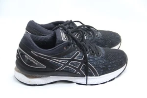 Asics Gel-Kayano 22 Running Shoes Women Size 9 Black Sneakers knit 1012A678 - Picture 1 of 7