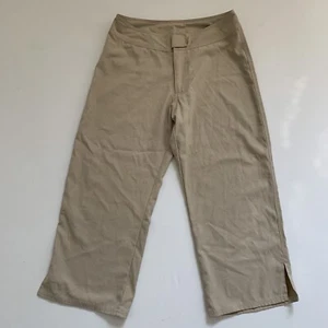 Patagonia Pataloha Capri Crop Pants Women’s Size 6 Beige Khaki Hiking Outdoors - Picture 1 of 5