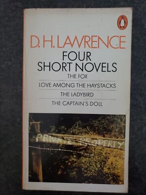 FOUR SHORT NOVELS By D. H. Lawrence 1984 Gd+ Paperback The Fox Ladybird Captains Foto 1 de 4