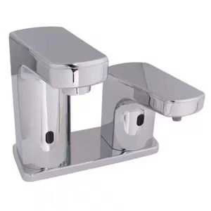 SPEAKMAN SFC-8790 COMMERCIAL SERIES POLISHED CHROME SENSOR SOAP FAUCET COMBO *C1 - Picture 1 of 2