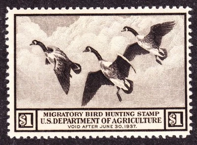 US RW3 $1 Duck Hunting Mint VF OG NH SCV $325 - Image 1 of 2