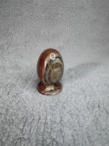 Gestreifter polierter Alabaster Eiform Granit Marmor geschichteter Naturstein - Bild 1 von 7