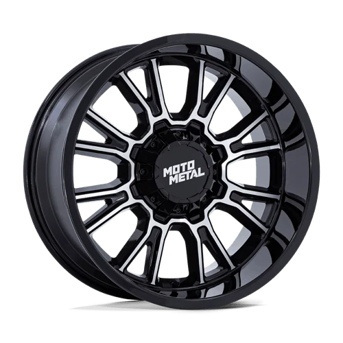 17X9 Moto Metal MO810 LEGACY 8X6.5 1MM NEGRO BRILLANTE MECANIZADO (4) Foto 1 de 4
