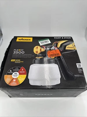 Pulverizador de pintura y manchas HVLP eléctrico de mano de velocidad variable Wagner Flexio 3500 G Foto 1 de 4