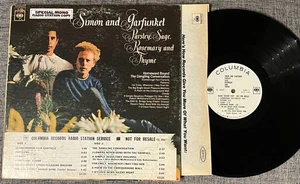 Simon & Garfunkel Parsley Sage Rosemary Thyme LP Columbia CL 2563 PROMO w/TIMING - Picture 1 of 4