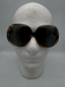 Occhiali da sole vintage Luxottica Fredda Col.Tabacco taglia 57-16-127 Made in Italy - Foto 1 di 5