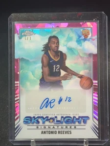 2024-25 Topps Chrome Sapphire Edition Antonio Reeves Padpara Sky Light Sig 1/1 - Picture 1 of 2