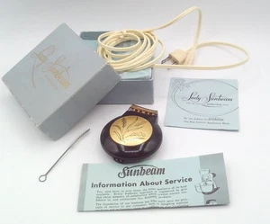 Rasoio elettrico vintage Lady Sunbeam nero con scatola e istruzioni originali funziona - Foto 1 di 11