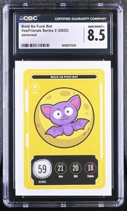 VeeFriends Bold As F**k Bat CGC 8.5 - Series 2 - RETIRED CURSE WORD TCG 20 - Bild 1 von 2