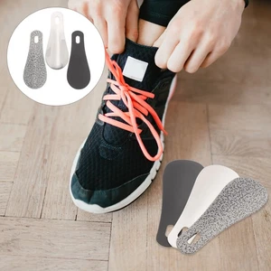 6 Pezzi Corno per Scarpe Portatile in Acciaio Inox Sollevatore per Scarpe con Manico per Casa - Foto 1 di 12