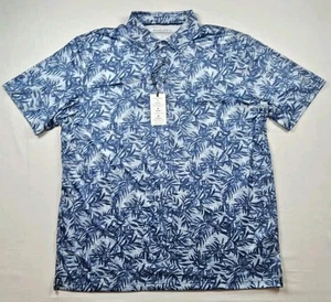 Maelrag Golf Blau Poloshirts Kurzarm - Blattprint XL - Bild 1 von 8