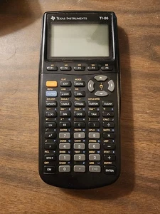 Texas Instruments TI-86 graphischer Taschenrechner mit Deckel - GETESTET FUNKTIONIERT - Bild 1 von 4