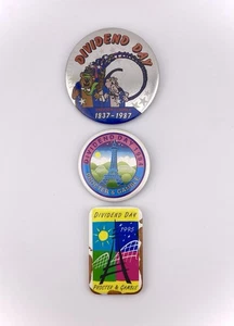 Kings Island Proctor & Gamble P&G Dividend Day 3 Button Lot 1987-1994-95 - Picture 1 of 8
