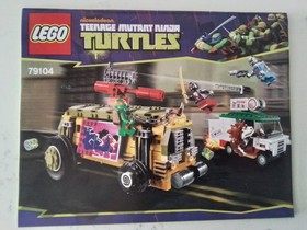 LEGO Instructions Teenage Mutant Ninja Turtles Shellraiser Street Chase 79104