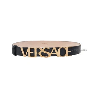 Versace Women's Logo Buckle Belt 1004044 DV3T 1B00V 45951070 - Picture 1 of 11
