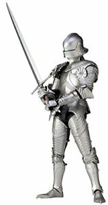 Takeya figure 15th century gothic formula field armor silver 147mm action figur