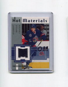 2005-06 Fleer Hot Prospects Hot Materials Gilbert Brule Rookie Jersey