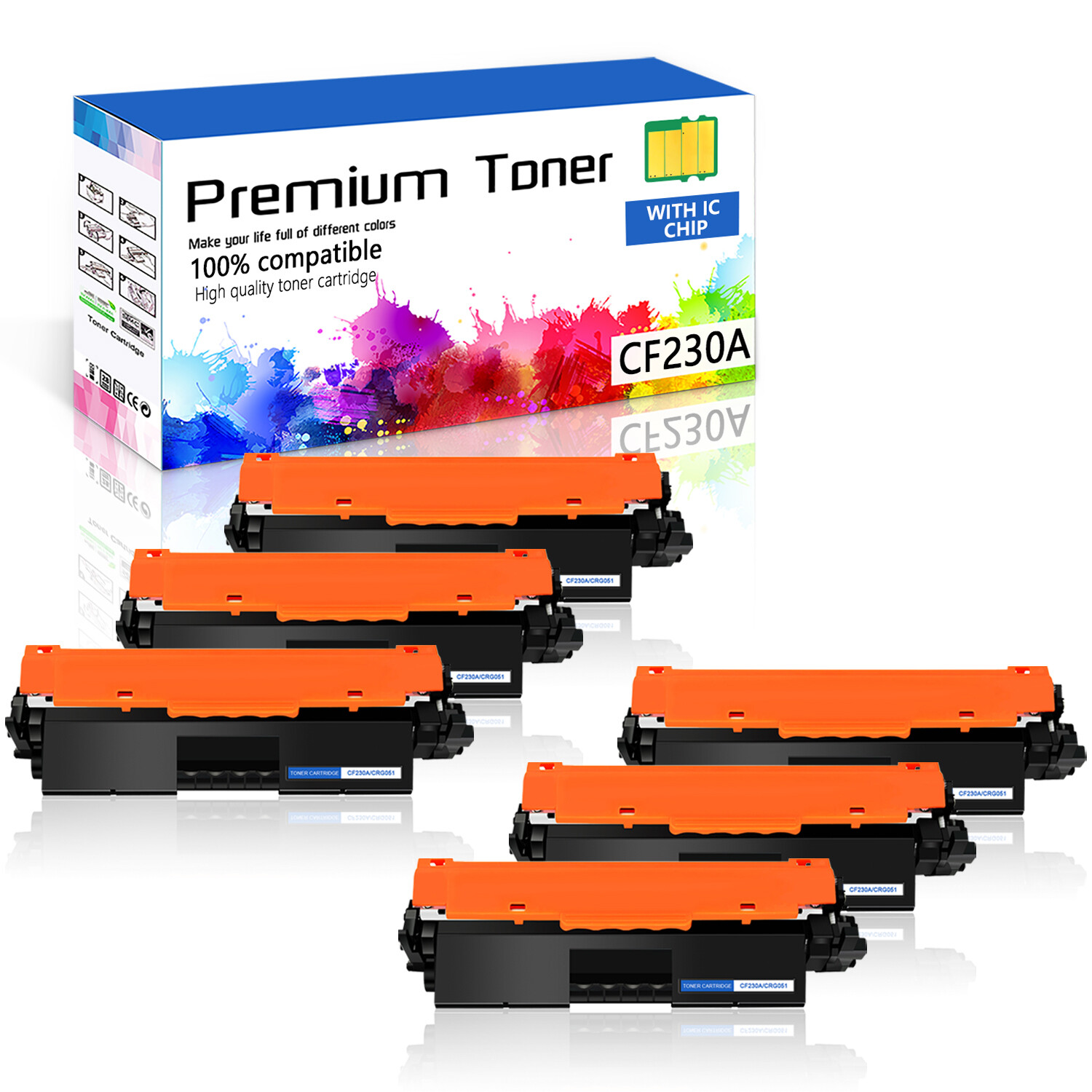 CF230X Toner Cartridge Fit for HP 30X 