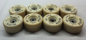 ASIS Vintage Vanguard Valdeck 63MM Rollschuhe Rollen Fafnir Kugellager 8er Set - Bild 1 von 7