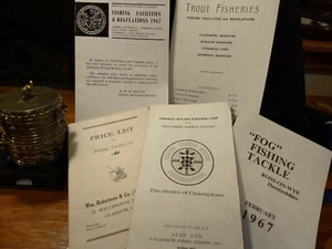 Collection of (5) UK Fishing Brochures c.1965 - Imagen 1 de 6