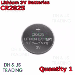 CR2025 3V Moneda de litio Batería Reloj Coche Alarma Llavero Llavero Juguete Cámara CR 2025 3 V - Imagen 1 de 1