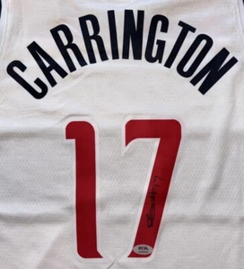 Carlton "Bub" Carrington Signed Autographed Washington Wizards Jersey PSA/DNA - Picture 1 of 3