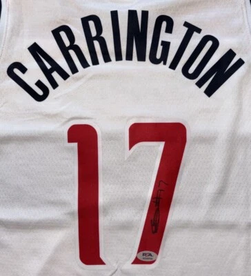 Carlton "Bub" Carrington Signed Autographed Washington Wizards Jersey PSA/DNA - Image 1 of 3