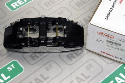 Wilwood Forged Dynapro Lug Mount Black Left 6 Piston Brake Caliper 0.38" Width - Image 1 of 4