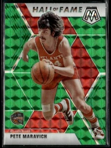 2019-20 Panini Mosaic Hall of Fame Green Pete Maravich #295 - Imagen 1 de 2