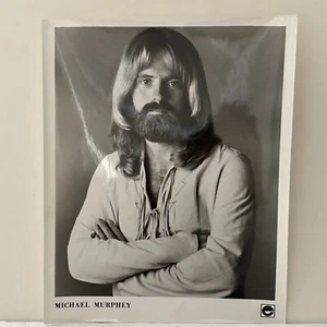 Foto promocional original vintage de Michael Murphy en blanco y negro 8x10 - Imagen 1 de 5