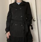 Betsey Johnson Black Jacket Coat Y2K Medium 